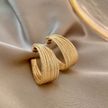 Luxury Gold Hoop Earrings