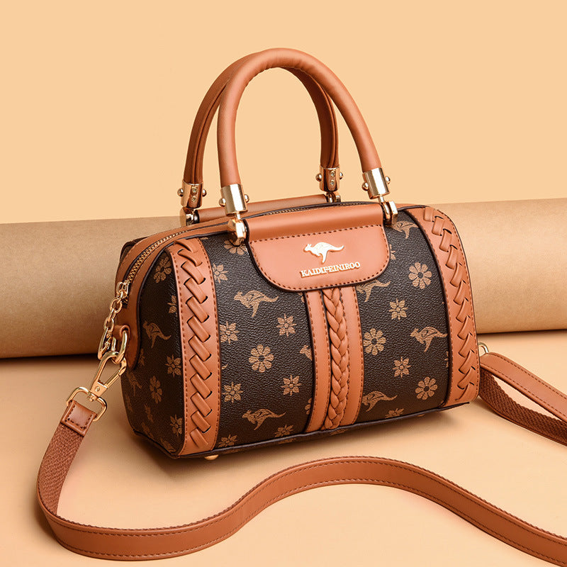 2023 New Women's Fashion Color-Block Shoulder Bag