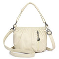 Retro Pleated Bucket Bag - Fashionable Shoulder Bag