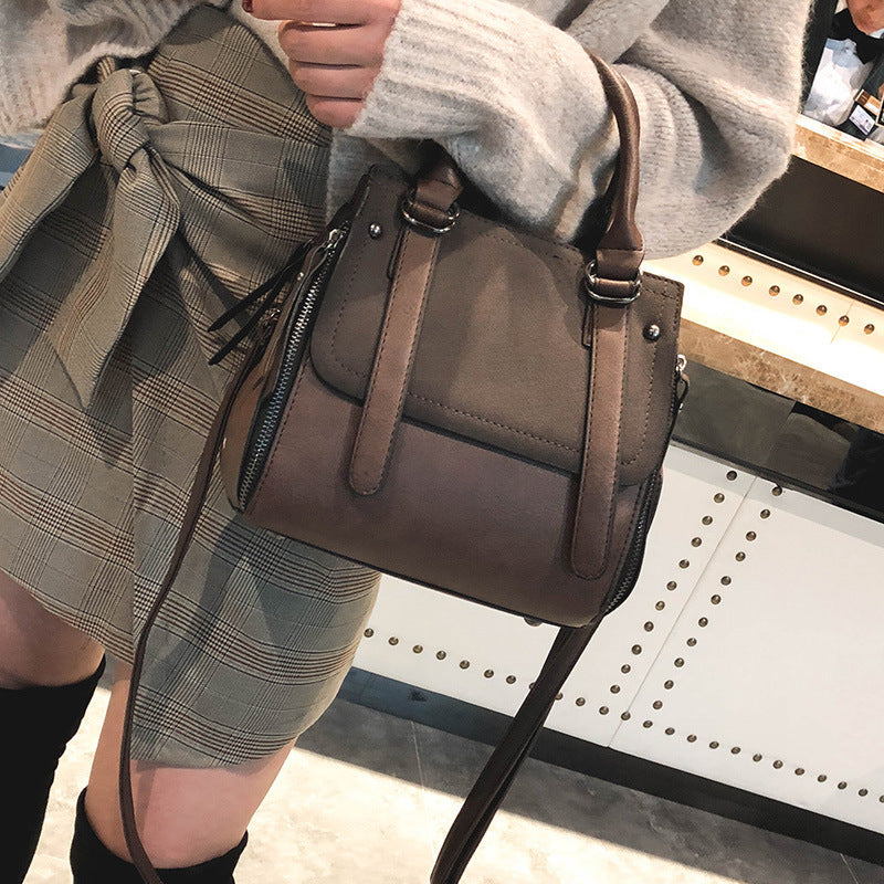 Retro Bucket Bag, Handheld, Shoulder & Crossbody Bag