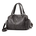 Trendy Color-Block Women's Tote Bag with Wide Strap