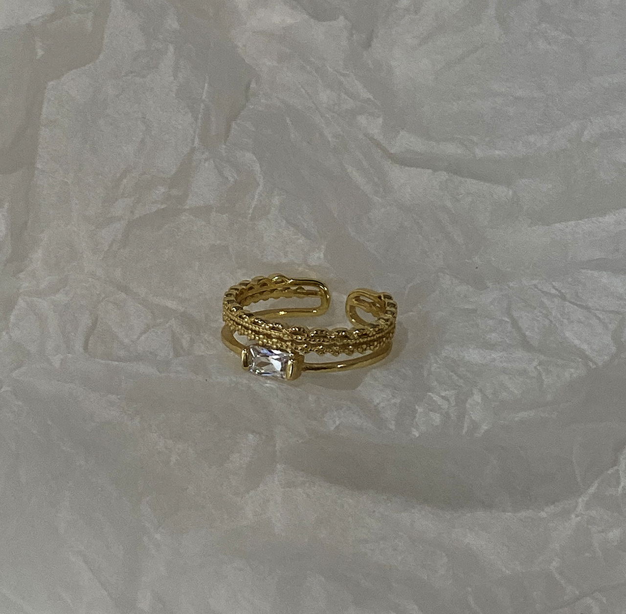 Trendy 925 Sterling Silver Minimalist Ring