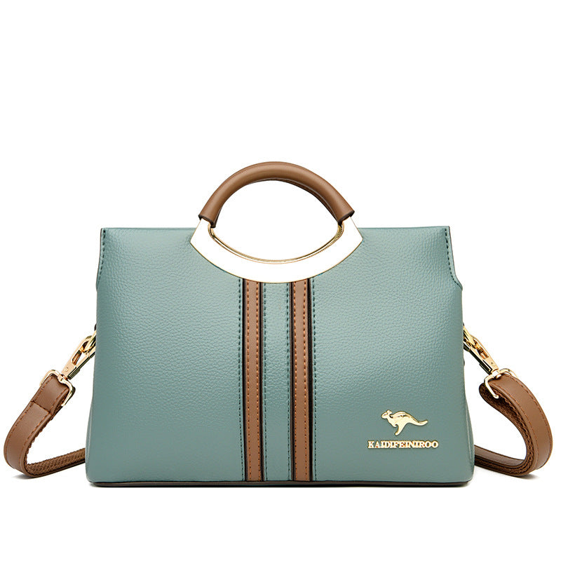 Women's Fashion Contrast Color Crossbody Shoulder Bag
