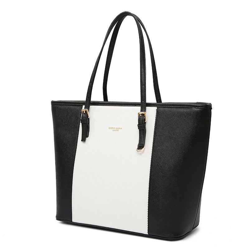 Fashion Women's Shoulder Bag - Mummy Bucket Handbag