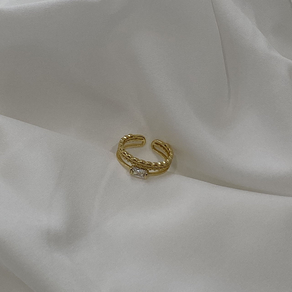 Trendy 925 Sterling Silver Minimalist Ring