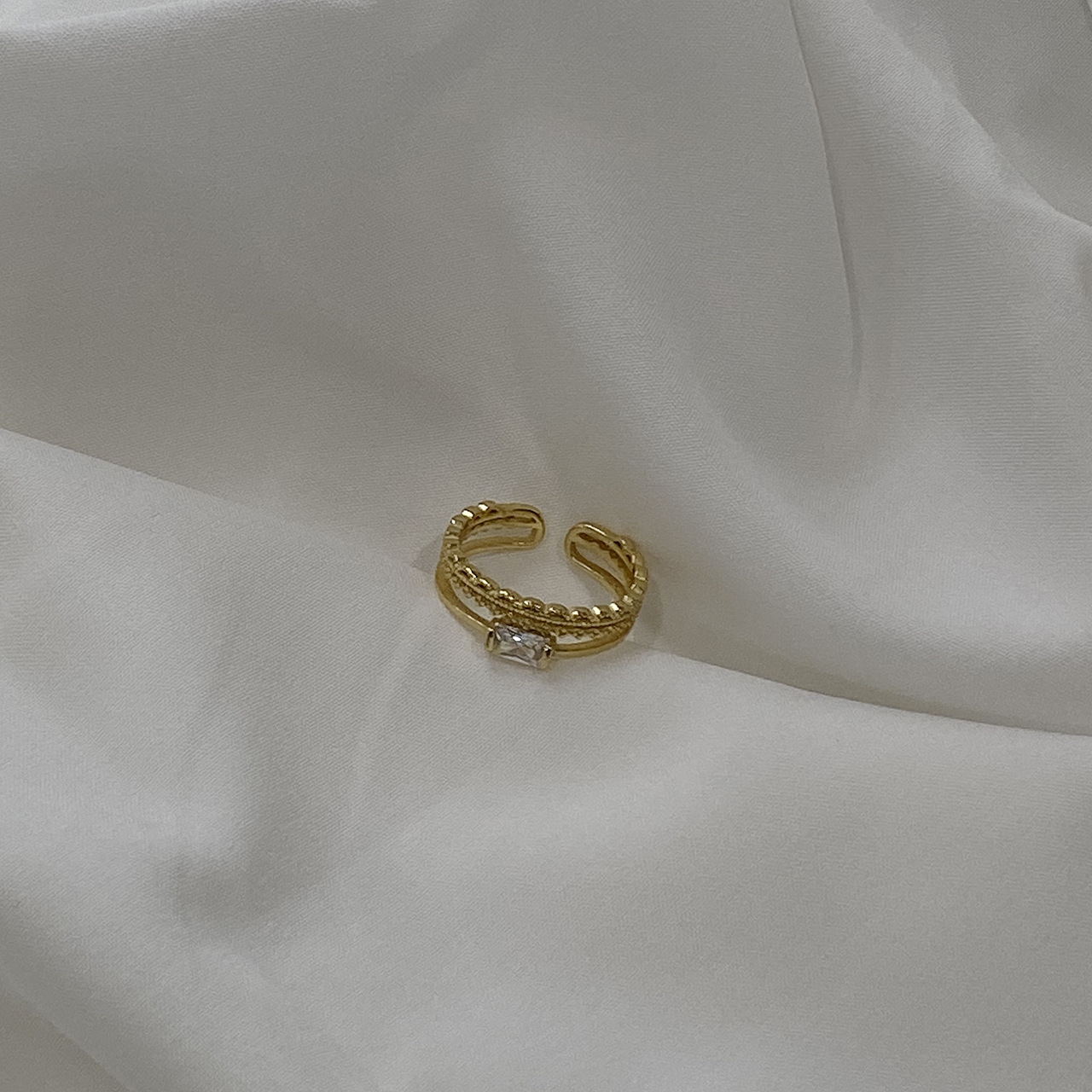 Trendy 925 Sterling Silver Minimalist Ring