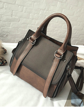Retro Bucket Bag, Handheld, Shoulder & Crossbody Bag