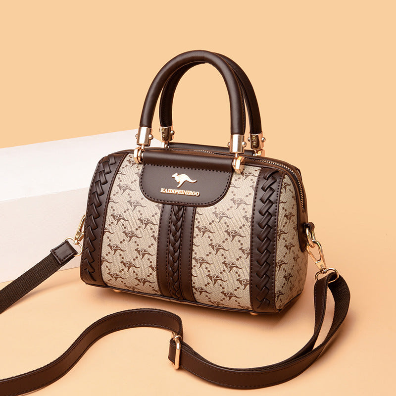 2023 New Women's Fashion Color-Block Shoulder Bag