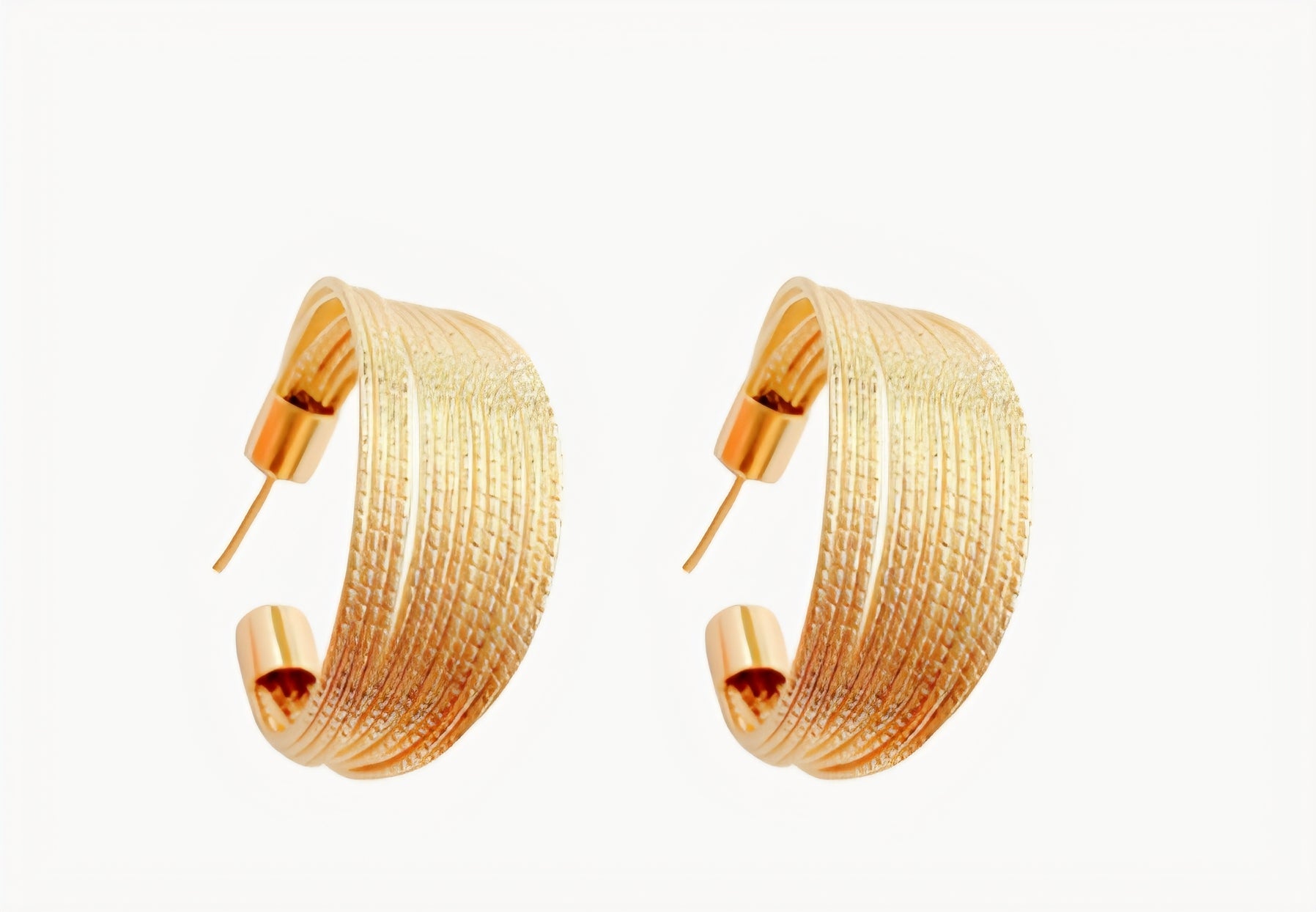 Luxury Gold Hoop Earrings