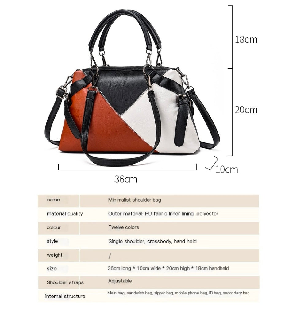 Fashionable Women's Shoulder Crossbody Tote Bag