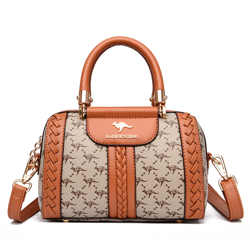 2023 New Women's Fashion Color-Block Shoulder Bag
