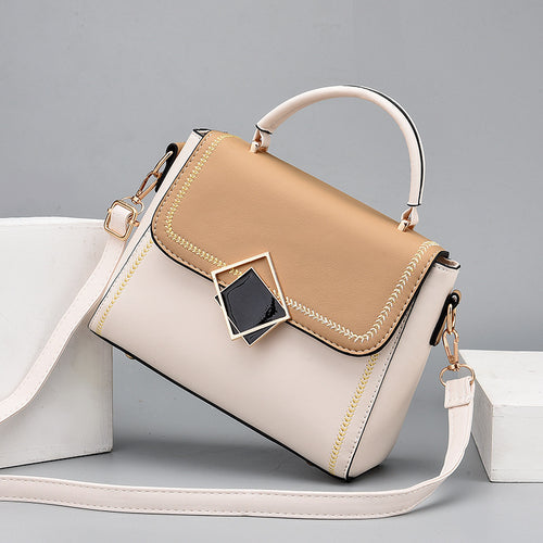 2020 Trendy Color-Block Women's Shoulder Bag