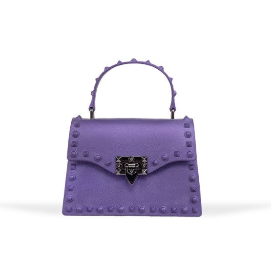 Matte Studded Handbag (Carry Bag)