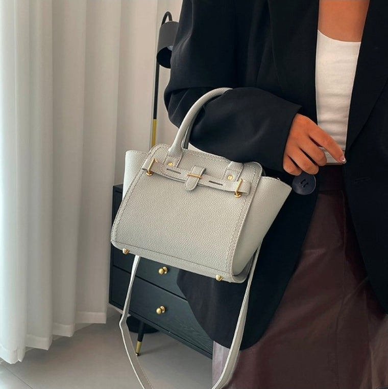 Fashionable Platinum Tote Bag, Shoulder & Crossbody Bag